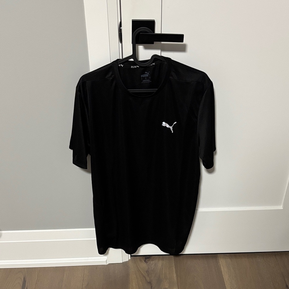 Puma Black Short Sleeve Men's Tee